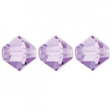 Preciosa MC Bicone 4mm beads Violet 20310